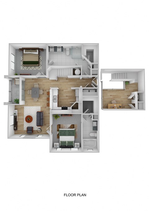 bedroom floor plan an in 2d